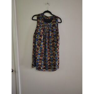 Anna Sui for Target Womens Metallic Brocade Sleeveless Shift Dress Multicolor 13
